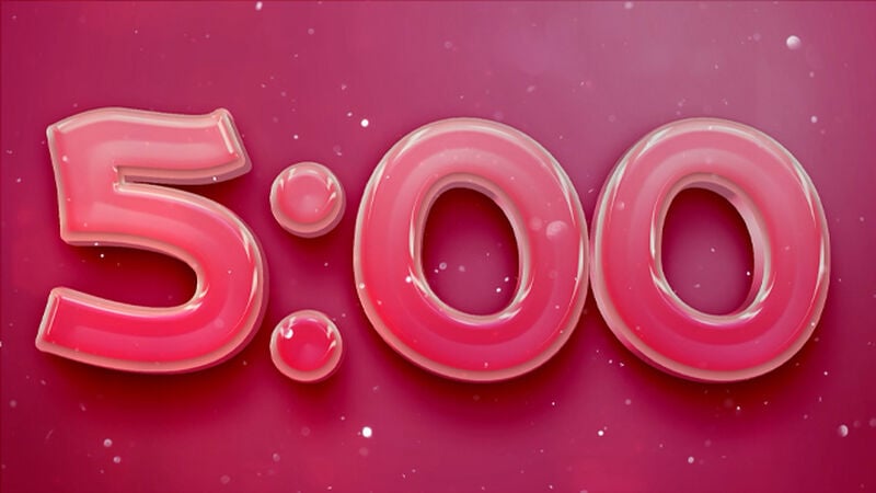 Pink Sweet Future Drop Party Countdown